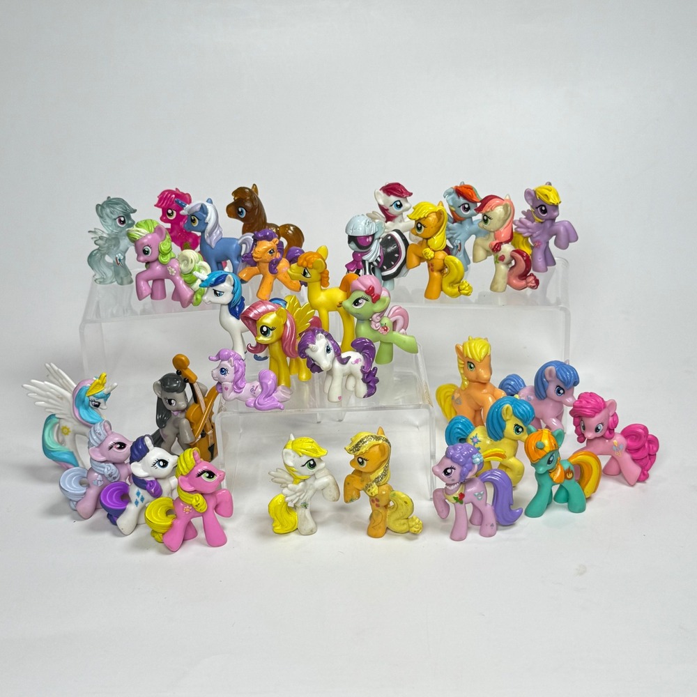 Collection of 31 My Little Pony MLP Hasbro‎ PVC Figures Toys Various Yers